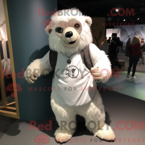 Figura de máscara de urso...