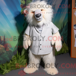 White Sloth Bear mascot...