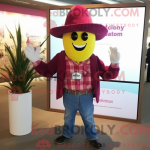 Magenta Mango mascot...