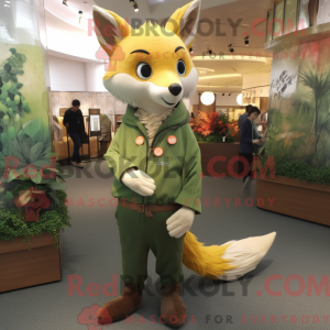 Postava maskota Olive Fox...
