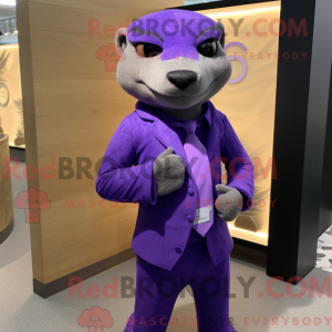 Purple Mongoose mascot...
