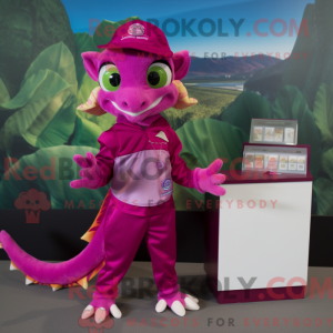 Magenta Geckos máscara de...