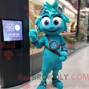 Turkis armbånd maskot...