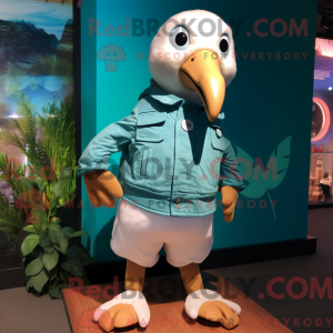 Cyan Albatros Maskottchen...