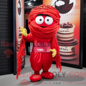 Red Ramen mascot costume...