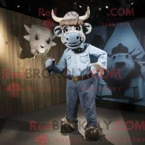 Sølv Minotaur maskot...