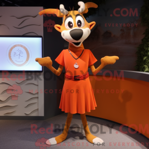 Gazelle mascot costume...