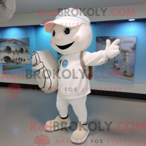 White But mascot costume...