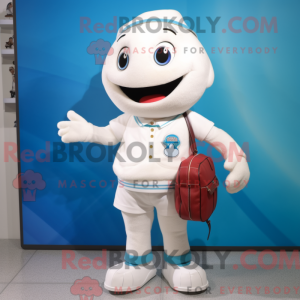 White But mascot costume...
