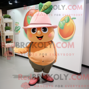 Peach Kiwi mascot costume...