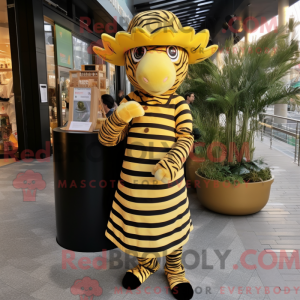 Figura de máscara de zebra...