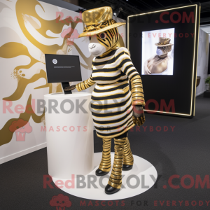 Figura de máscara de zebra...
