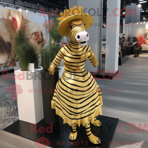 Figura de máscara de zebra...