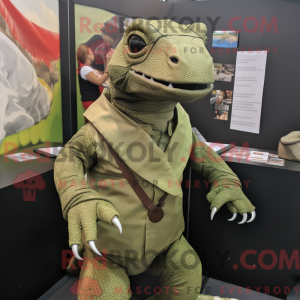 Máscara de dragão de Komodo...