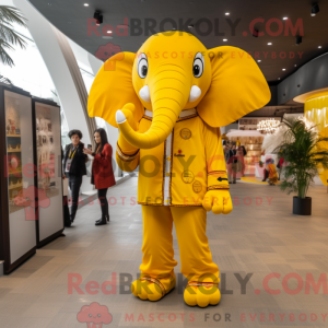 Yellow Elephant mascot...