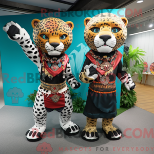 Jaguar mascot costume...