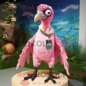 Pink Archaeopteryx maskot...