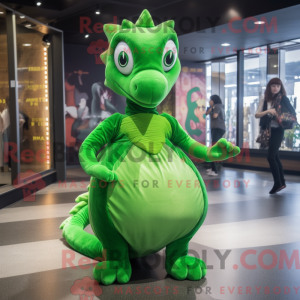 Grüne Hydra Maskottchen...