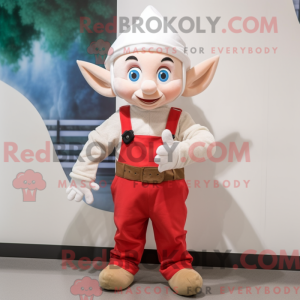 White Elf mascot costume...