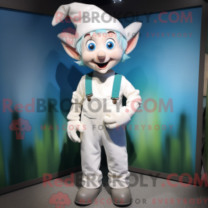White Elf maskot kostume...