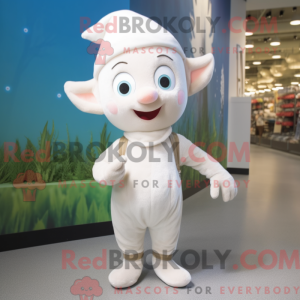 White Elf maskot kostume...