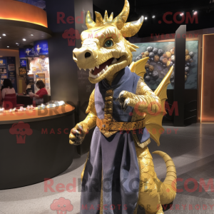 Goldener Drache als...