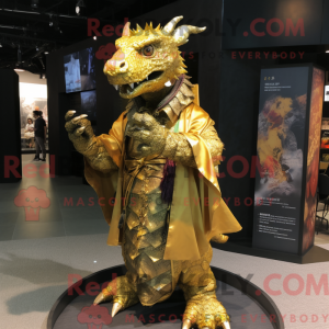 Goldener Drache als...