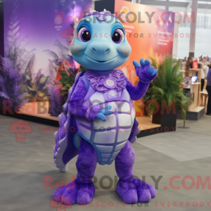 Lilla havskildpadde maskot...