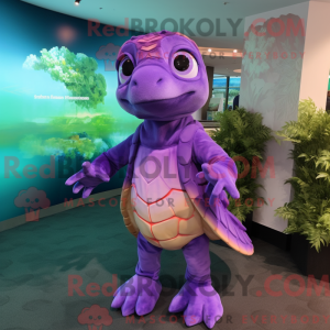 Lilla havskildpadde maskot...