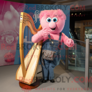Rosa Celtic Harpe máscara...
