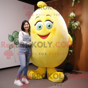 Lemon Yellow Plum mascot...