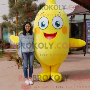 Citrongul blomme maskot...