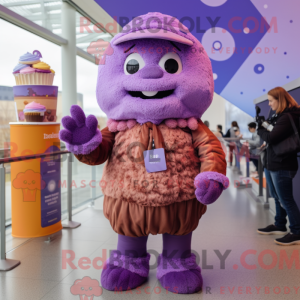 Purple Cupcake mascot...