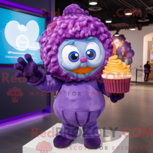 Purple Cupcake mascot...