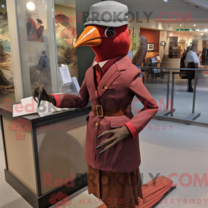 Maroon Passenger Pigeon...