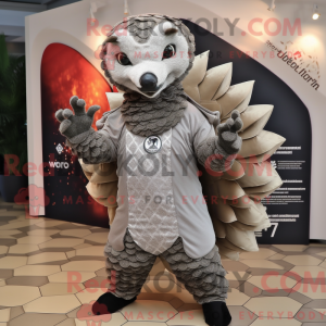 Silver Pangolin mascot...