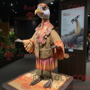 Peach Pheasant mascot...