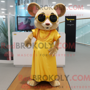 Disfraz de mascota Gold...