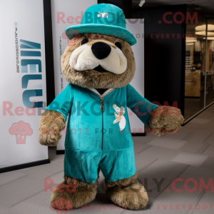 Turquoise Marmot mascot...