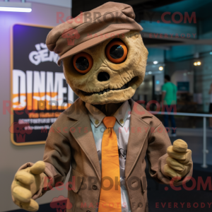 Tan Undead mascot costume...