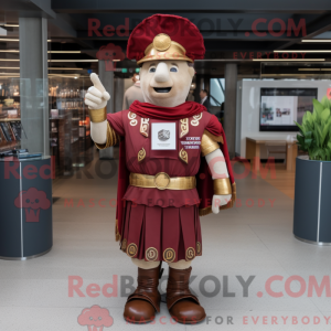 Maroon Roman Soldier...