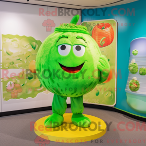 Lime Green Tomato mascot...