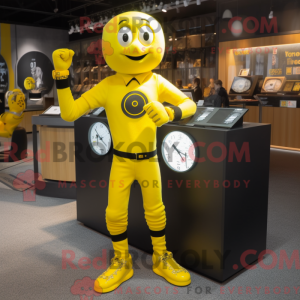 Yellow Wrist Watch mascot...