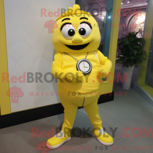 Yellow Wrist Watch mascot...