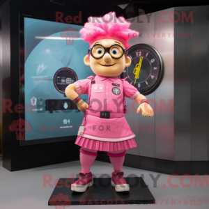 Pink Chief mascot costume...