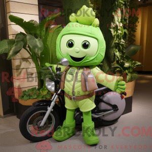 Celery mascot costume...