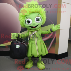 Celery mascot costume...