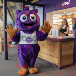 Purple Fish And Chips...