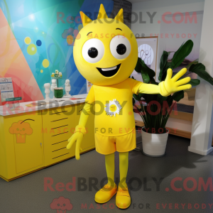 Lemon Yellow Ray mascot...