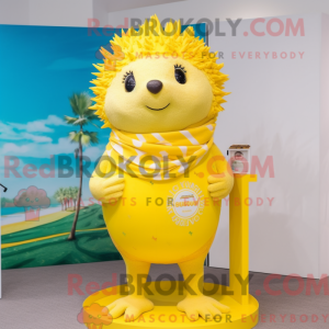Personaggio mascotte riccio...